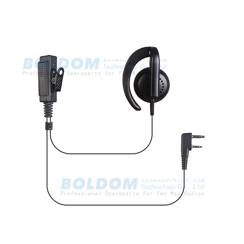 200908 earhook earpiece for kenwood motorola vertex  two way radios