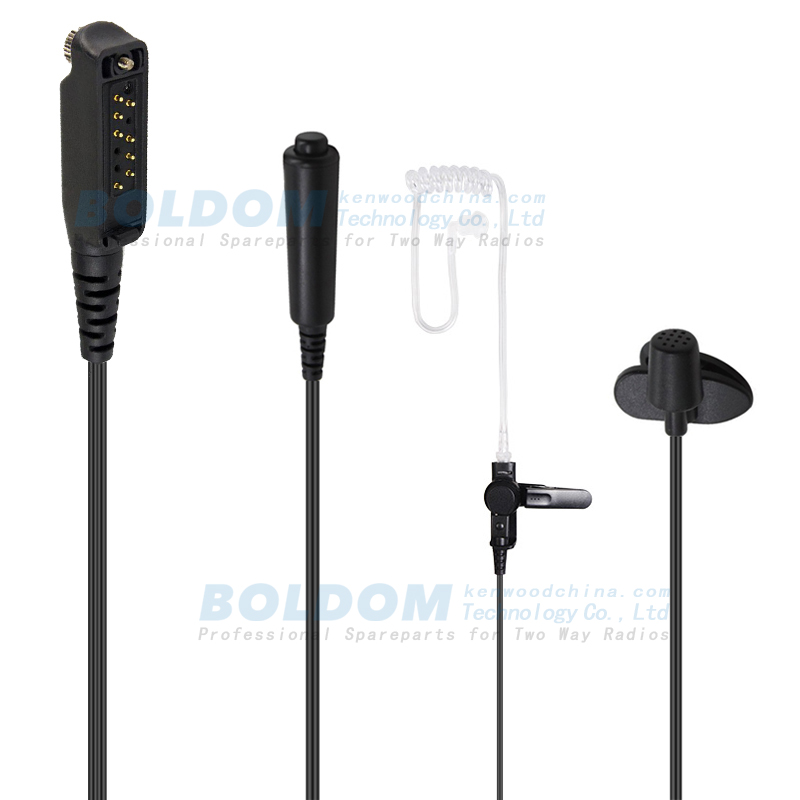 STP8000 earpiece 3 wire Surveillance kit for two way radios SEPURA STP8000 with transparent tube acoustic tube