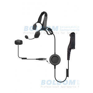 EB2000 VHT2000 wrap-around bone conduction vibration headset kits with noise-canceling skull mic