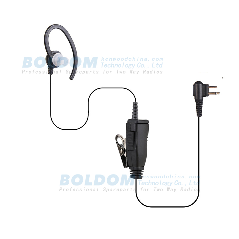 900919 two way radio earhook earphone for kenwood motorola vertex radios