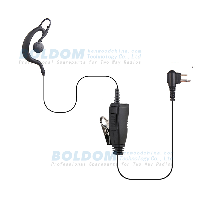 900912 earhook earphone for kenwood motorola vertex  two way radios