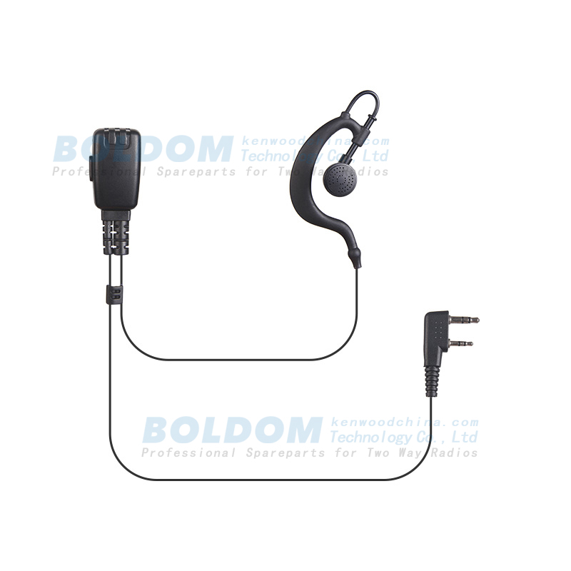 418912 earhook earphone for kenwood motorola vertex two way radios