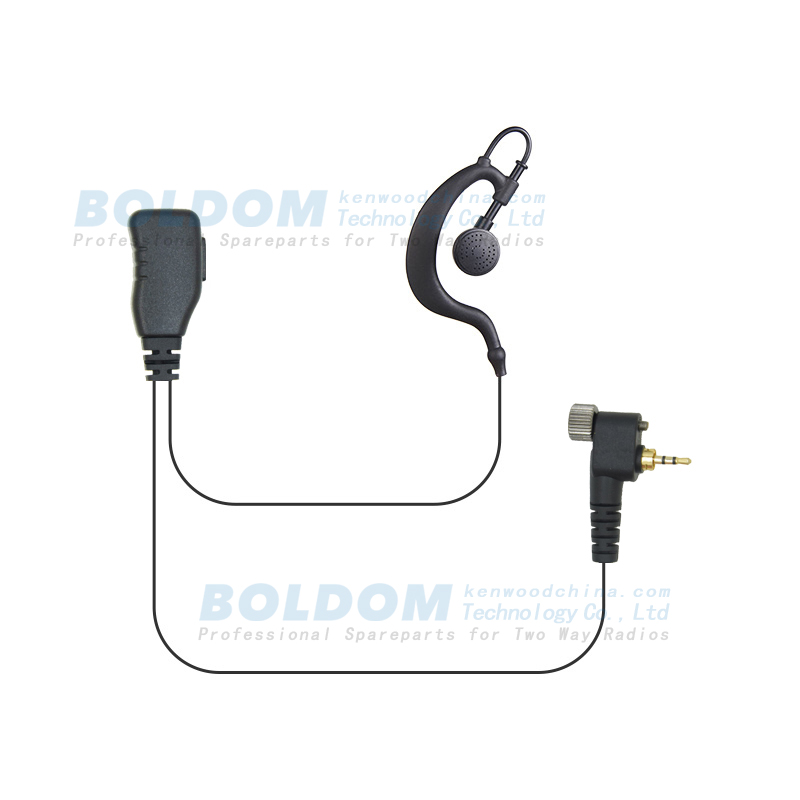 359912 earhook type earphone for kenwood motorola vertex two way radios