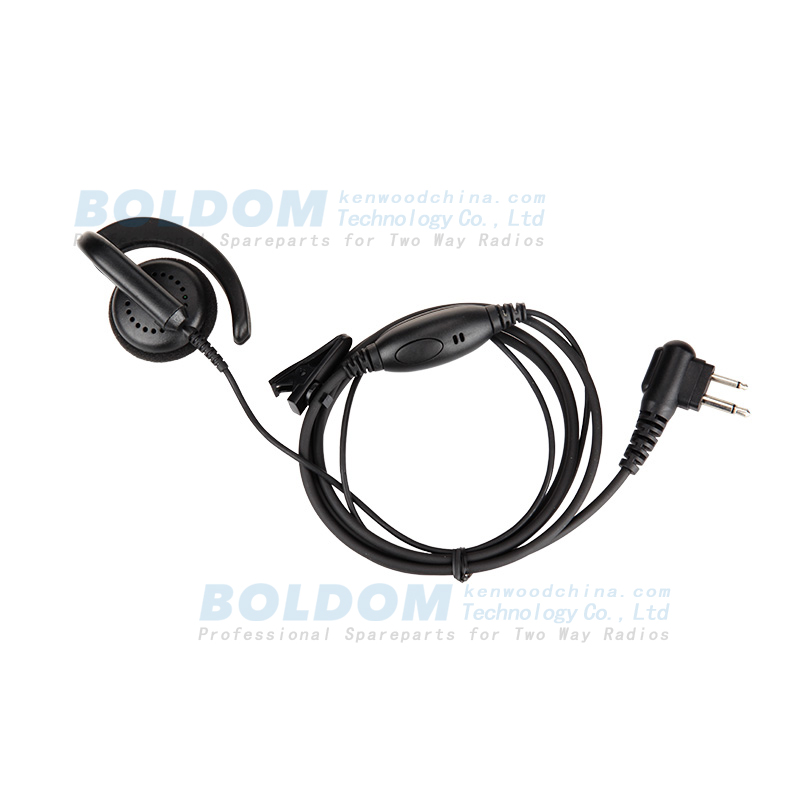 314908 earhook type earpiece for kenwood motorola vertex radios