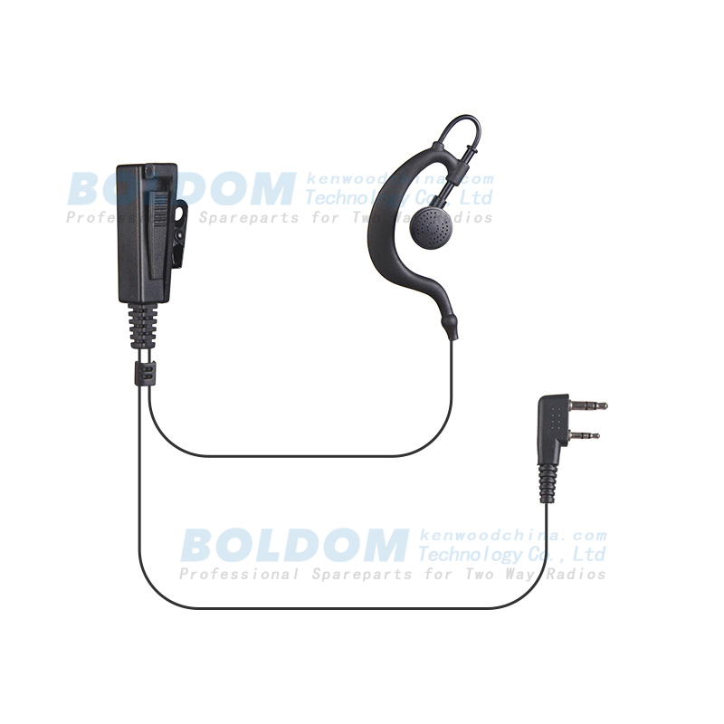 208912 earhook earphone for kenwood motorola vertex  two way radios