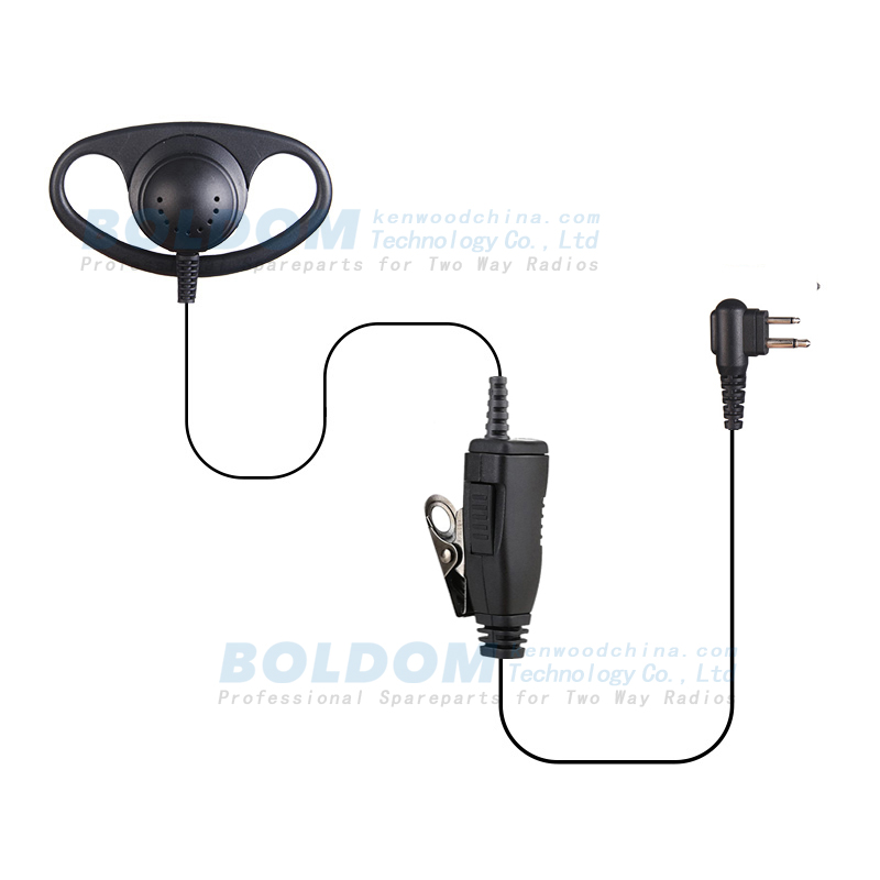 900D earhook earpiece for kenwood motorola vertex  two way radios