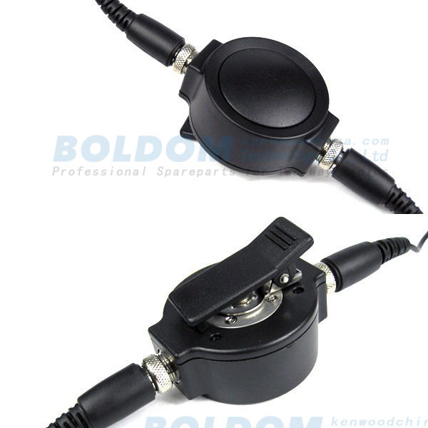 TH04R1 tatical heavy duty  throat mic headset headphone for two way radios with big round PTT