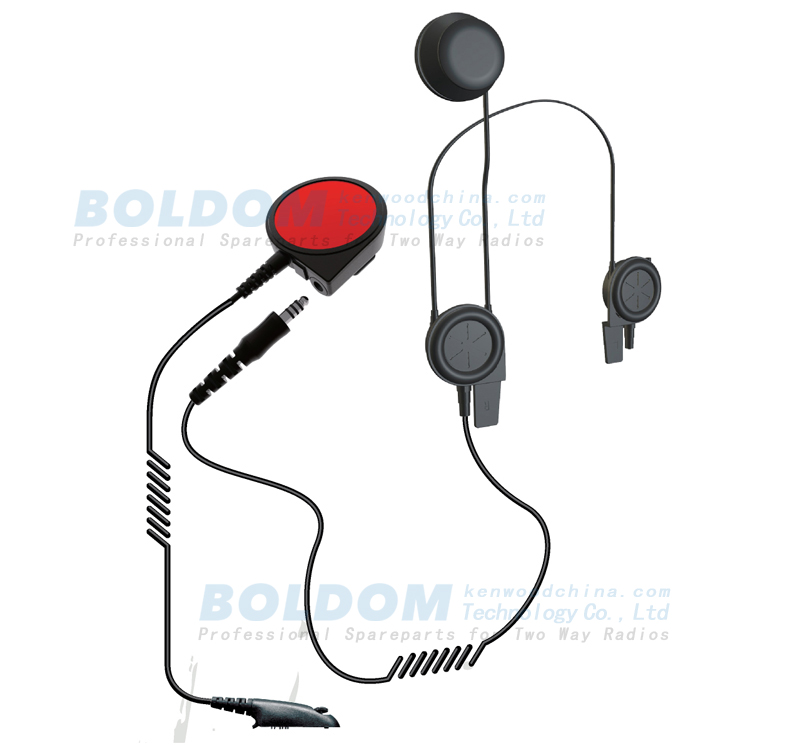 EB620 bone vibration microphone headset helmet set up for firefighter military and policement