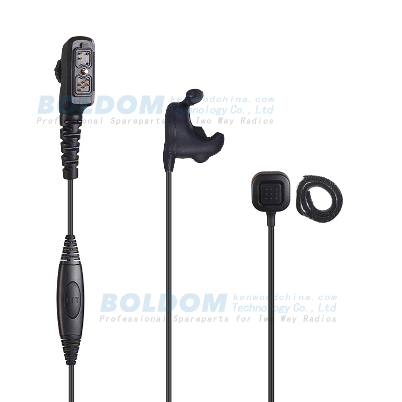 EB300 ear bone conduction headphone noise cancelling for two way radios Dual PTT
