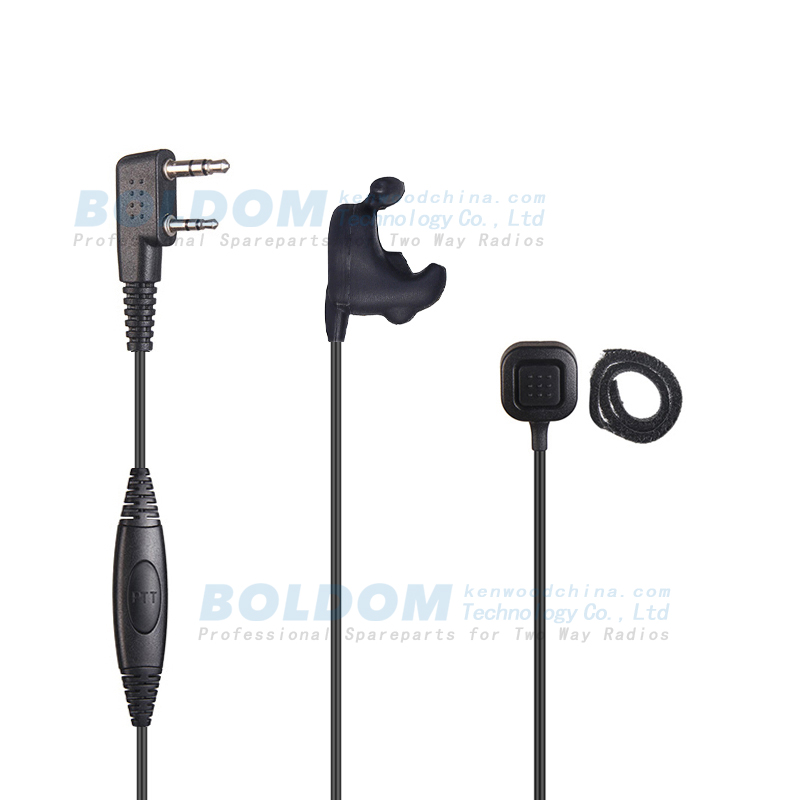 EB300 ear bone conduction headphone noise cancelling for two way radios Dual PTT