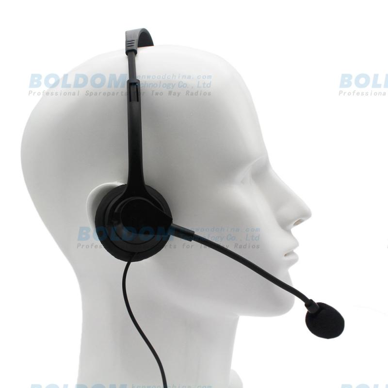 HW06200 two way radio headset with PTT one ear one side headset for kenwood motorola baofeng radios