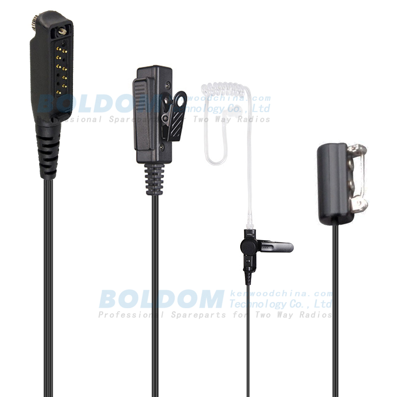STP8000 earpiece 3 wire Surveillance kit for two way radios SEPURA STP8000 with transparent tube acoustic tube