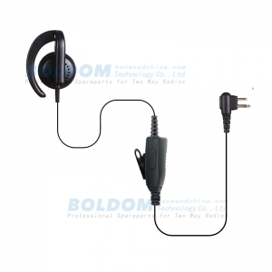 316908 earhook type earpiece for kenwood motorola vertex radios