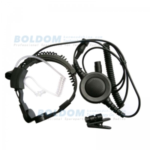 THSR3 TATICAL HEADSET throat vibration mic for two way radios with big PTT