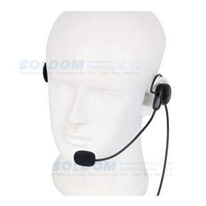 HW300815 behind head behind ear headset with stick mic for two way radio headset with PTT for kenwood motorola baofeng radios