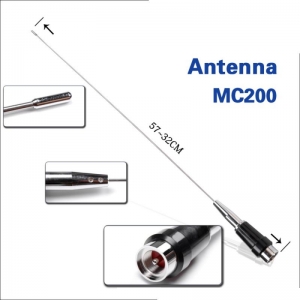 Diamond MC200 Stainless steel whip mobile transceiver antenna uhf antenna 340 to 520MHz with Cutting Chart